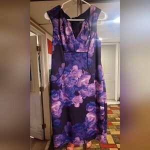 Floral Purple Dress